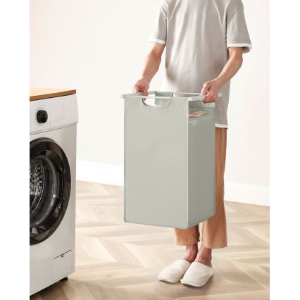 Καλάθι ρούχων REX λευκό