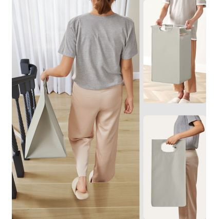 Καλάθι ρούχων REX λευκό