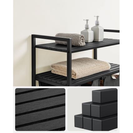 Καλάθι ρούχων REX γκρι