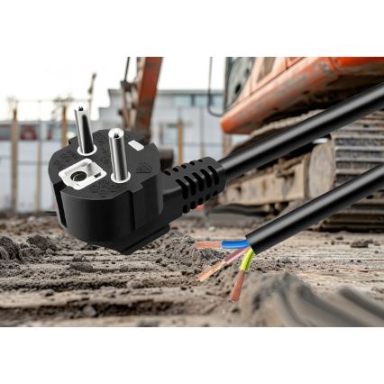 Καλώδιο τροφοδοσίας 3 m 230V μαύρο