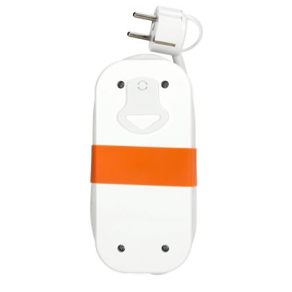 Καλώδιο επέκτασης 2πρίζες + 2xUSB 1,4 μ. λευκό