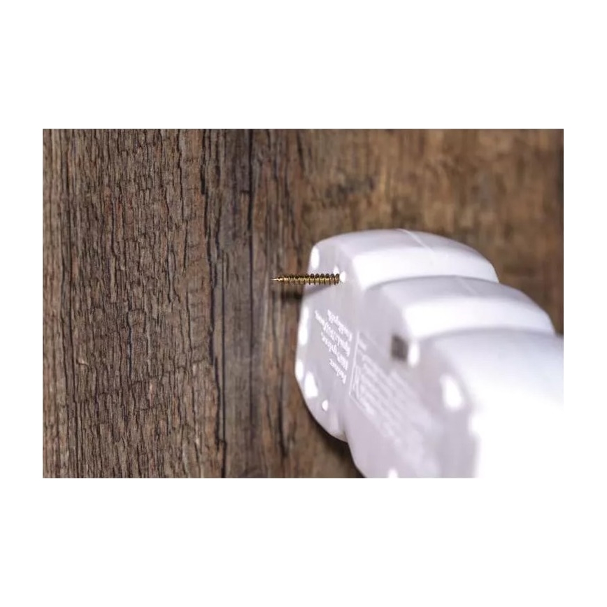 Καλώδιο επέκτασης με διακόπτη 3 πρίζες 10μ λευκό