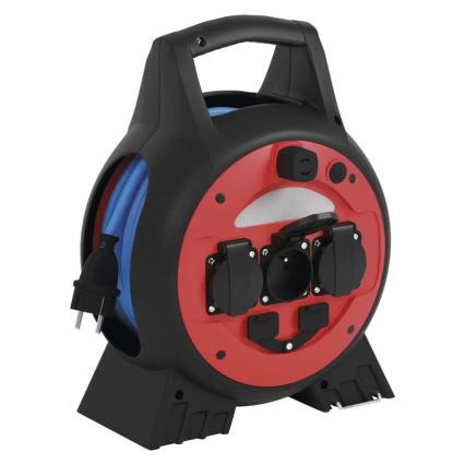 Καλώδιο επέκτασης σε τύμπανο 3x20μ κόκκινο/μαύρο IP44