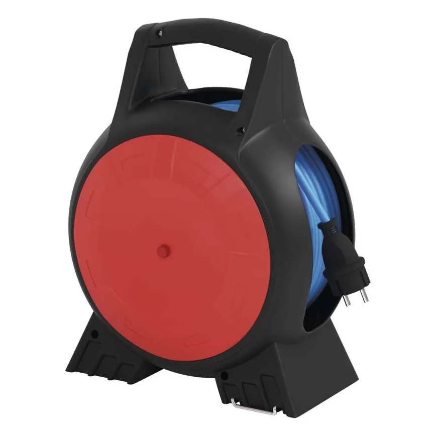 Καλώδιο επέκτασης σε τύμπανο 3x20μ κόκκινο/μαύρο IP44