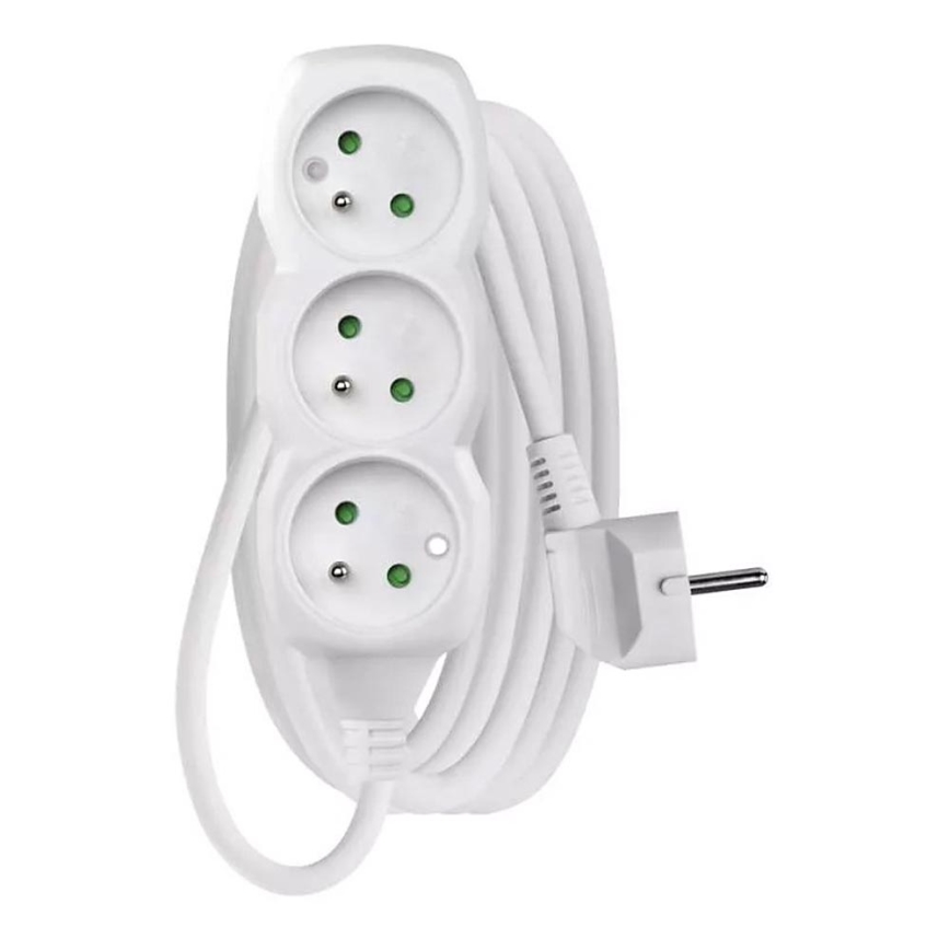 Καλώδιο επέκτασης 3x3m λευκό