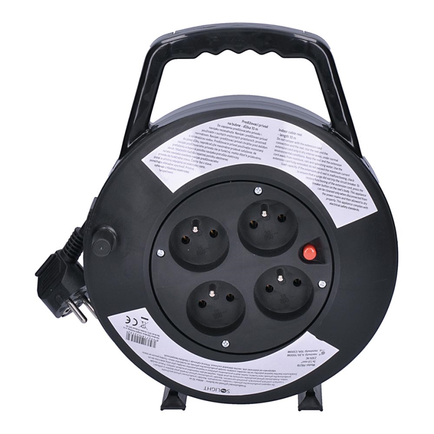 Καλώδιο επέκτασης σε τύμπανο 10μ μαύρο