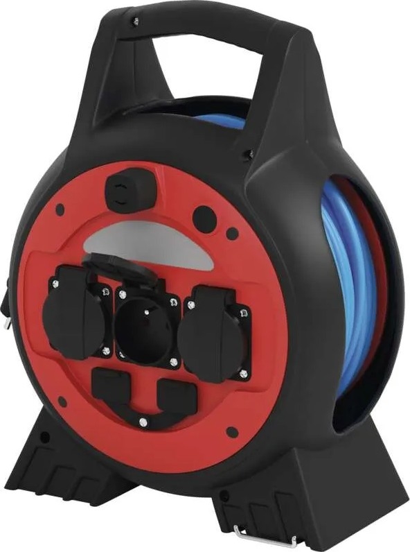 Καλώδιο επέκτασης σε τύμπανο 3x20μ κόκκινο/μαύρο IP44