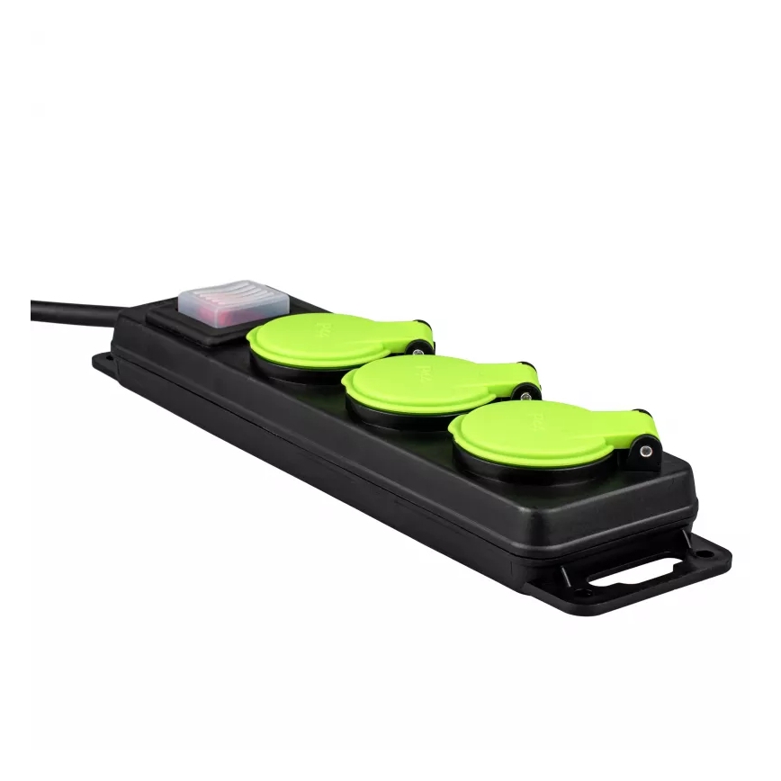 Καλώδιο επέκτασης με διακόπτη, 3 υποδοχές, 20m, IP44