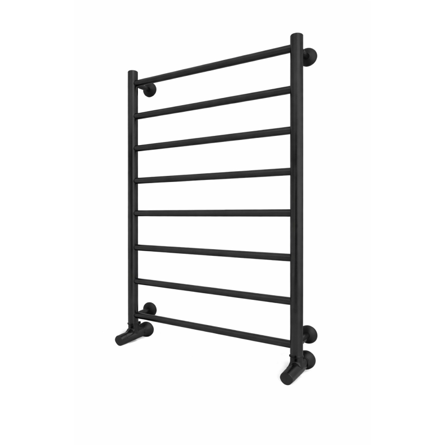 Καλοριφέρ-σκάλα μπάνιου INOX FLAT 163W/230V 77x53 cm ανοξείδωτο/μαύρο