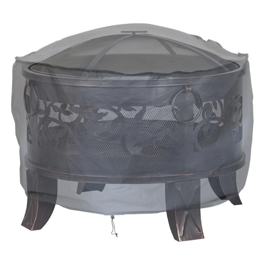 Κάλυμμα για φωτιά 93x58 εκ. γκρι