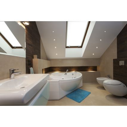 Φωτιστικό χωνευτό LED εξωτερικού χώρου IMBER LED/1W/12V 3000K διάμετρος 3 cm 40 lm IP65 λευκό