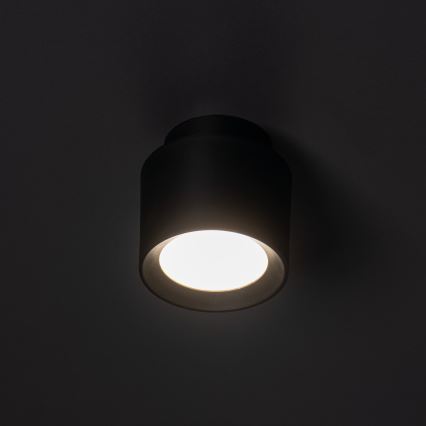 LED σποτ SONOR LED/6W/230V 3000/4000/5700K + LED/1,5W 2200K διάμ. 9 cm μαύρο