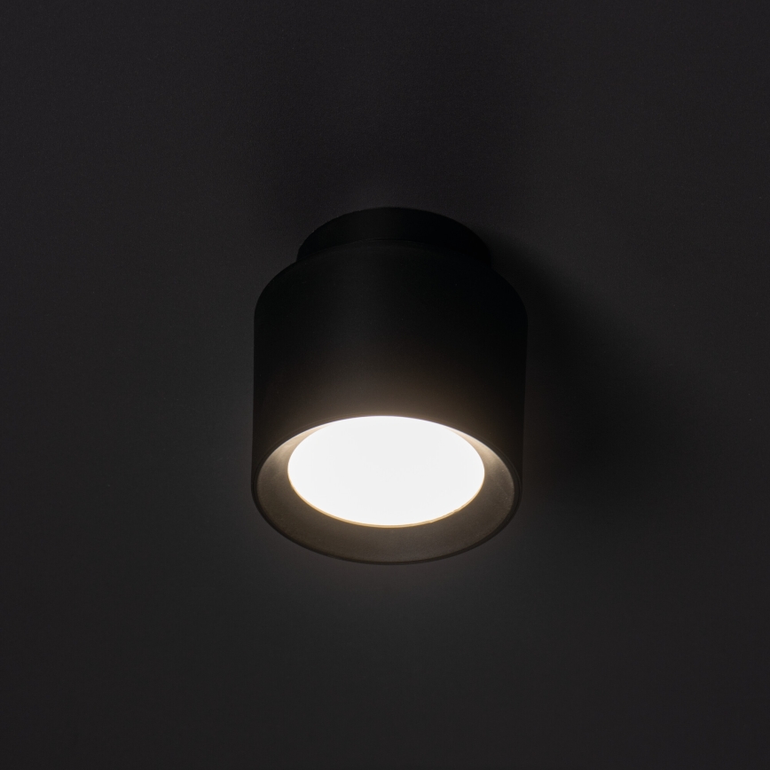 LED σποτ SONOR LED/6W/230V 3000/4000/5700K + LED/1,5W 2200K διάμ. 9 cm μαύρο
