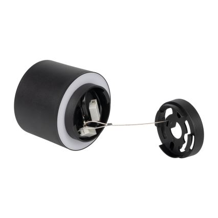 LED σποτ SONOR LED/6W/230V 3000/4000/5700K + LED/1,5W 2200K διάμ. 9 cm μαύρο