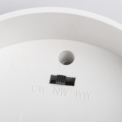 LED φωτιστικό σποτ SONOR, LED/12W/230V, 3000/4000/5700K + LED/1,5W 2200K, διάμ. 14 cm, λευκό