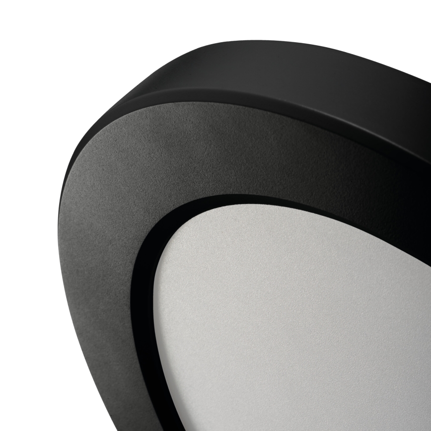 LED Οροφής/ψευδοροφής φωτιστικό με αισθητήρα κίνησης 2 σε 1 ERGA LED/17W/230V 3000/4000/6500K μαύρο