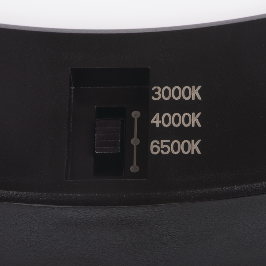 LED Οροφής/ψευδοροφής φωτιστικό με αισθητήρα κίνησης 2 σε 1 ERGA LED/17W/230V 3000/4000/6500K μαύρο