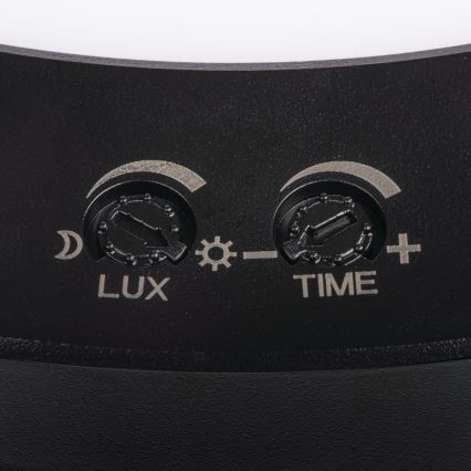 LED Οροφής/ψευδοροφής φωτιστικό με αισθητήρα κίνησης 2 σε 1 ERGA LED/17W/230V 3000/4000/6500K μαύρο