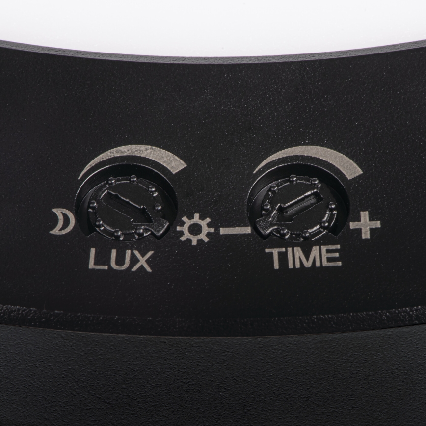 LED Οροφής/ψευδοροφής φωτιστικό με αισθητήρα κίνησης 2 σε 1 ERGA LED/17W/230V 3000/4000/6500K μαύρο