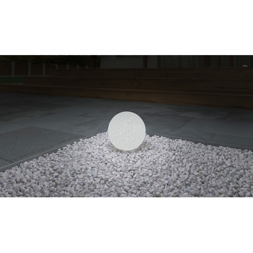 Εξωτερικό φωτιστικό STONO 1xE27/15W/230V Ø 20 cm IP65