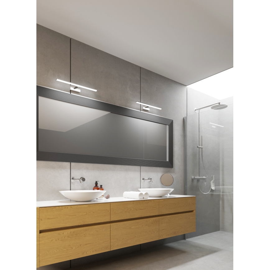 Φωτιστικό μπάνιου LED για καθρέφτη ASTEN LED/8W/230V IP44 γυαλιστερό χρώμιο