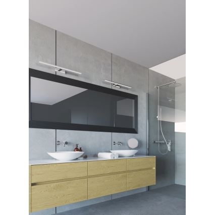 Φωτιστικό μπάνιου LED για καθρέφτη ASTEN LED/12W/230V IP44 γυαλιστερό χρώμιο