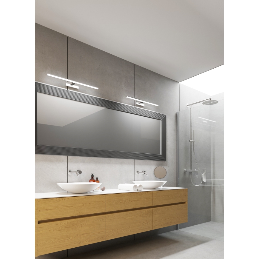 Φωτιστικό μπάνιου LED για καθρέφτη ASTEN LED/12W/230V IP44 γυαλιστερό χρώμιο