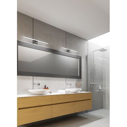 Φωτιστικό μπάνιου LED για καθρέφτη ASTEN LED/8W/230V IP44 μαύρο