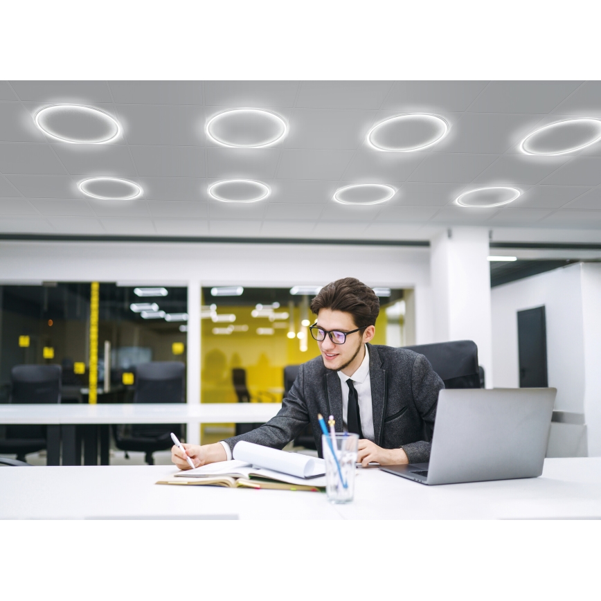 LED Χωνευτό πλαίσιο AVAR LED/40W/230V 4000K διάμετρος 59 cm