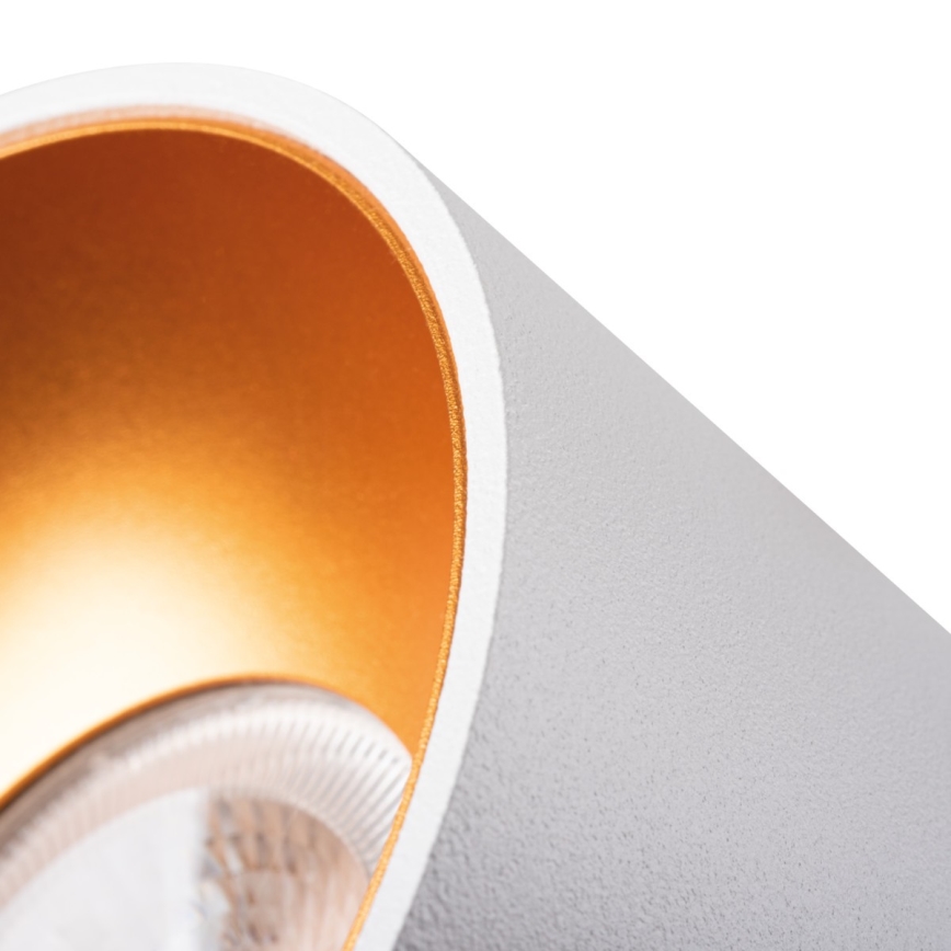 Χωνευτό φωτιστικό MINI RITI 1xGU10/25W/230V λευκό/χρυσό