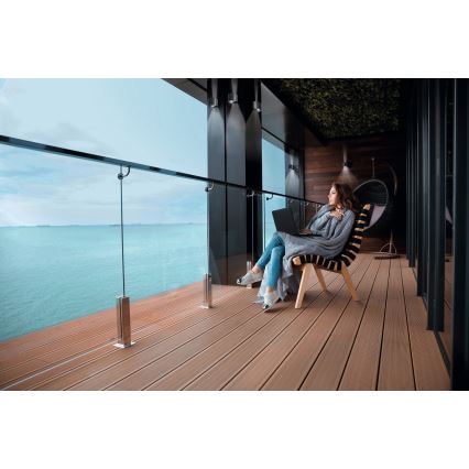 LED εξωτερικό επιτοίχιο φωτιστικό με αισθητήρα κίνησης και σούρουπου REKA LED/7W/230V IP54 ανθρακί στρογγυλό