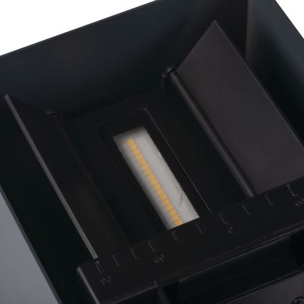 LED ηλιακό επιτοίχιο φωτιστικό με αισθητήρα REKA LED/3W/3,7V 1800 mAh 3000/4000/6500K IP65 μαύρο