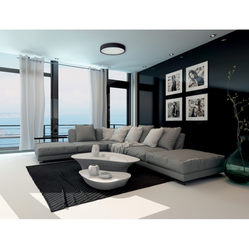 Ξύλινο φωτιστικό οροφής JASMIN 2xE27/20W/230V