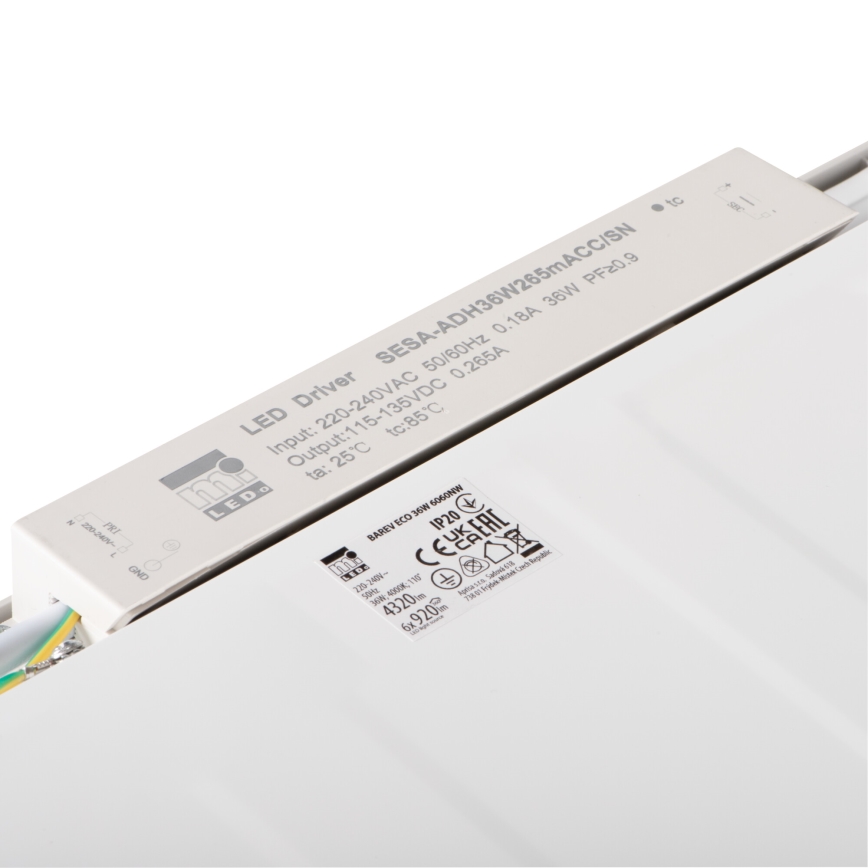 Χωνευτό πάνελ οροφής LED BAREV ECO LED/36W/230V 4000K 60x60 cm