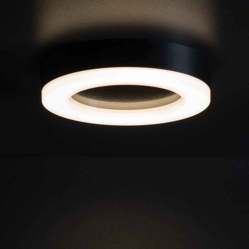 Φωτιστικό οροφής εξωτερικού χώρου LED TURA LED/24W/230V 4000K IP54 μαύρο