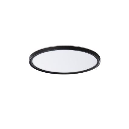 Φωτιστικό οροφής μπάνιου LED AZPO LED/11,8W/230V διάμετρος 22,5 cm IP54 μαύρο