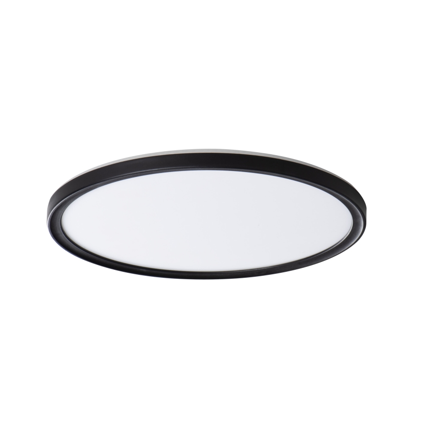 Φωτιστικό οροφής μπάνιου LED AZPO LED/18,5W/230V διάμετρος 29 cm IP54 μαύρο