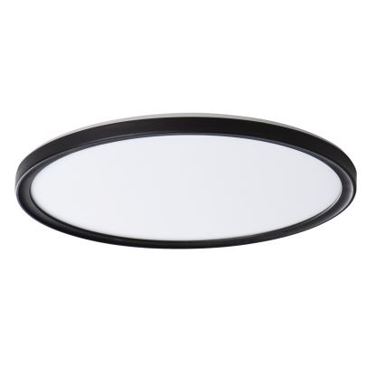 Φωτιστικό οροφής μπάνιου LED AZPO LED/22W/230V διάμετρος 42 cm IP54 μαύρο
