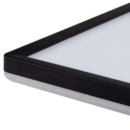 LED φωτιστικό οροφής AZPO LED/17,5W/230V 3000/4000/6000K 30x30 cm IP54 μαύρο