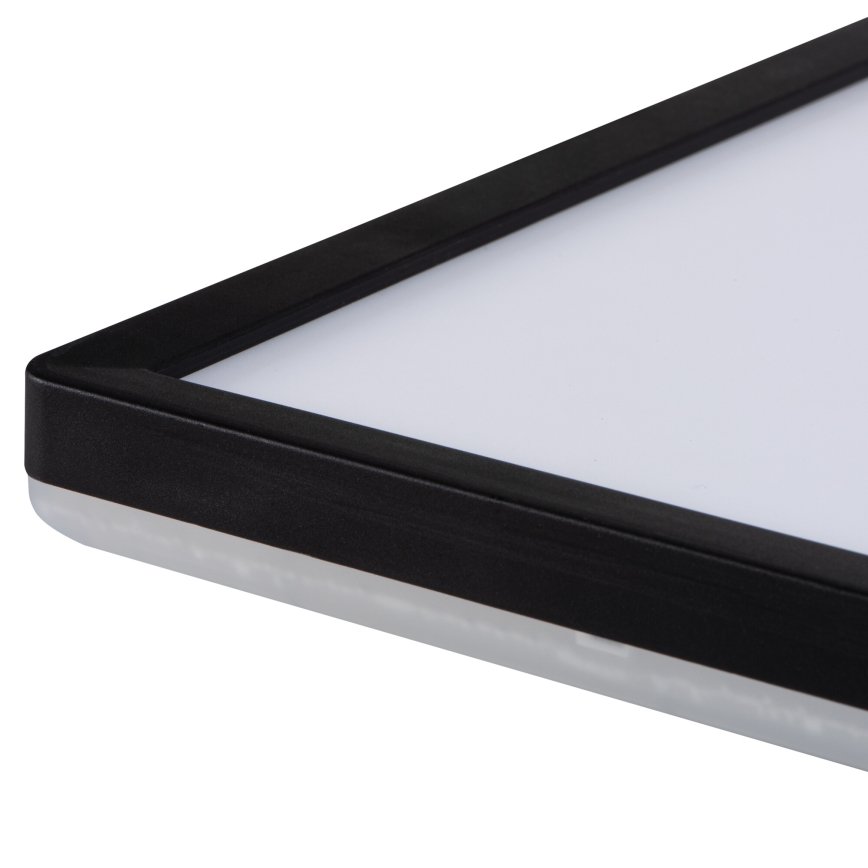 LED Φωτιστικό οροφής AZPO LED/22W/230V 3000/4000/6000K 42x42 cm IP54 μαύρο