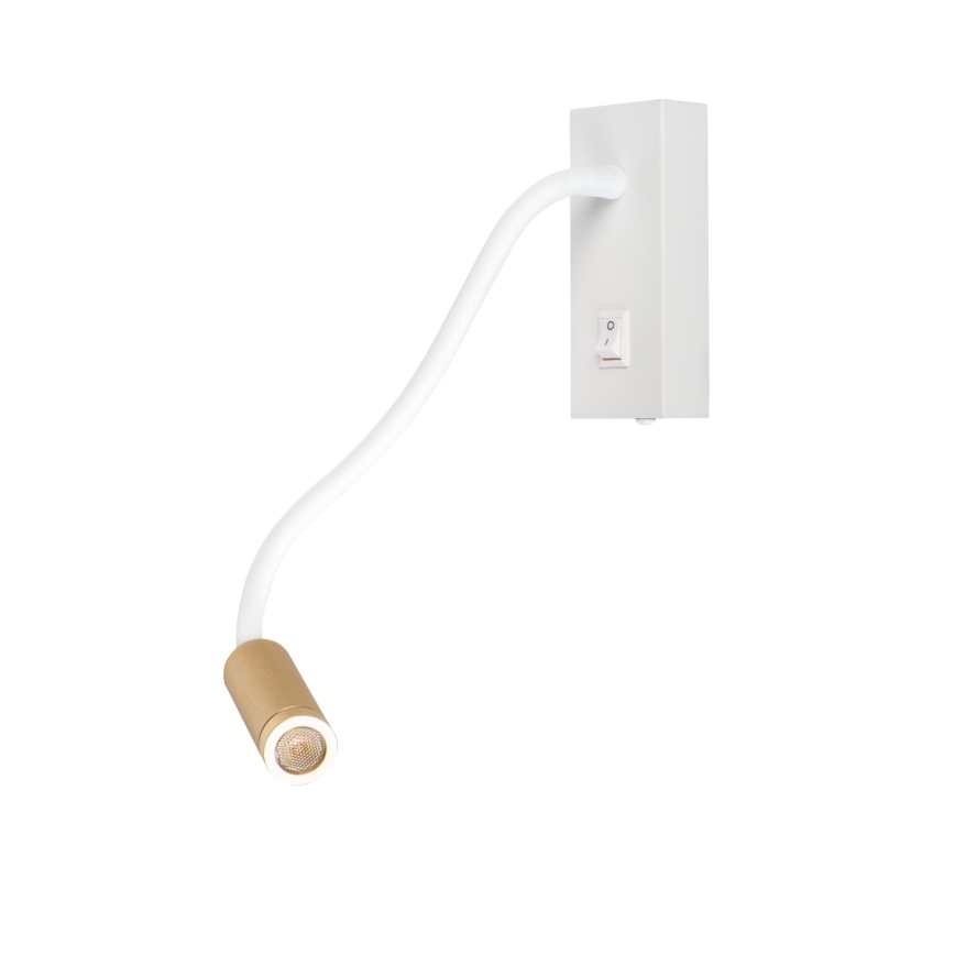Ευλύγιστη επιτραπέζια λάμπα LED TONIL LED/3,3W/230V λευκή/χρυσή