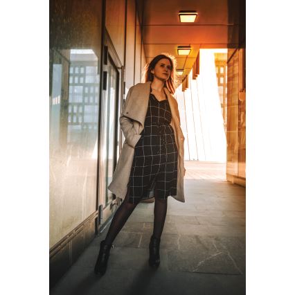 Φωτιστικό εξωτερικού χώρου LED με αισθητήρα BENO LED/18W/230V 4000K IP54 ανθρακί