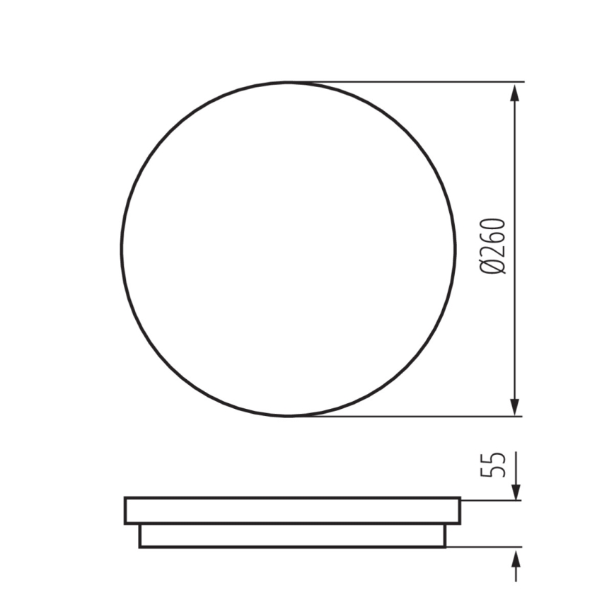 Φως εξωτερικού χώρου LED με αισθητήρα BENO LED/24W/230V IP54 λευκό