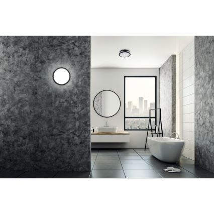 Φως εξωτερικού χώρου LED με αισθητήρα BENO LED/24W/230V IP54 ανθρακίτης