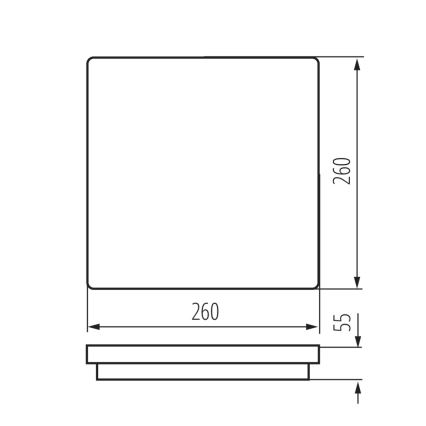 Φως εξωτερικού χώρου LED με αισθητήρα BENO LED/24W/230V IP54 λευκό