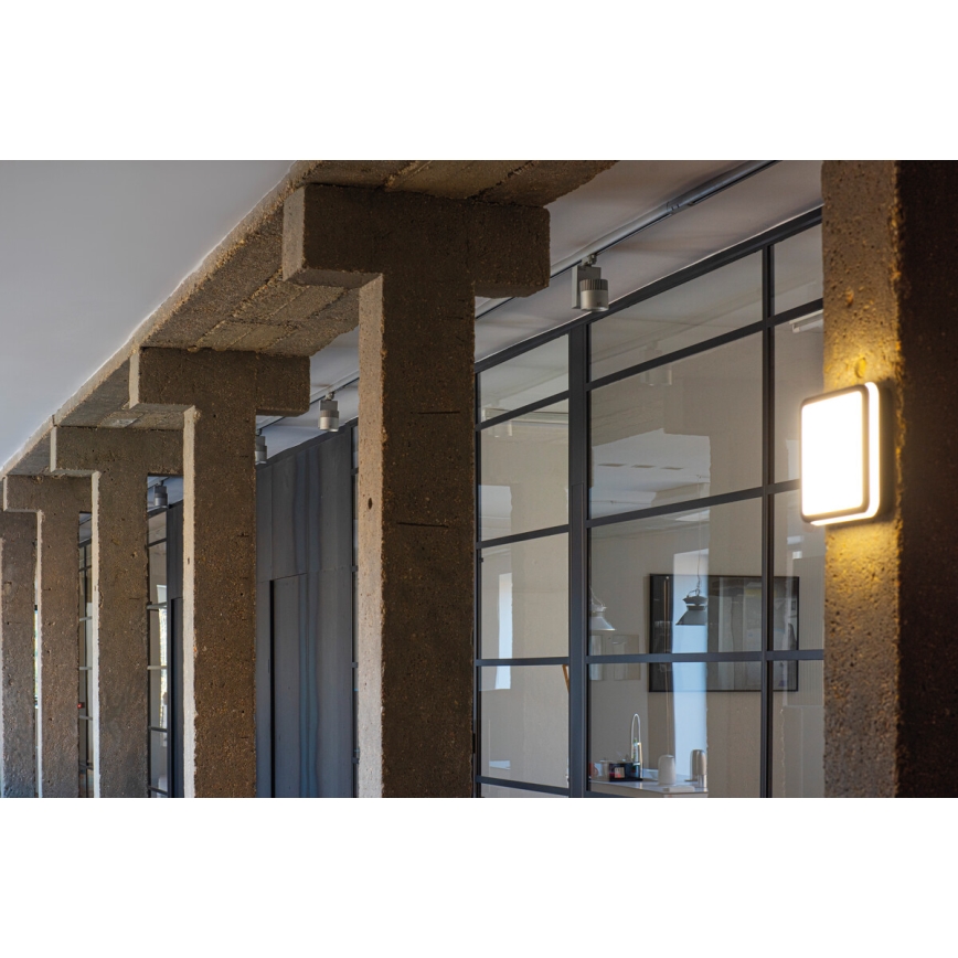 Φως εξωτερικού χώρου LED με αισθητήρα BENO LED/24W/230V IP54 ανθρακίτης