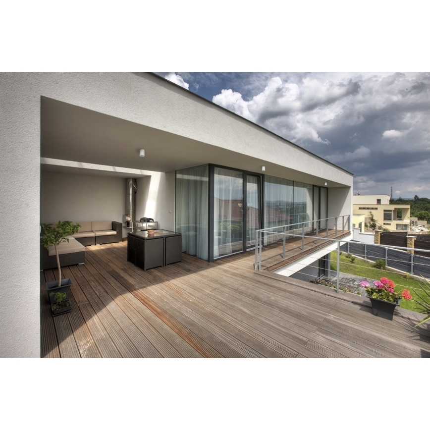 Kanlux 33360 - Φωτιστικό σποτ εξωτερικού χώρου AQILO 1xGU10/7W/230V IP65 λευκό
