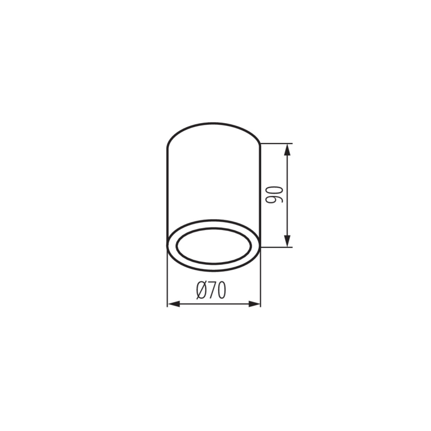 Εξωτερικό φωτιστικό σποτ AQILO 1xGU10/7W/230V IP65 ανθρακί