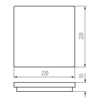 LED Φως οροφής  BENO LED/18W/230V 3000K λευκό