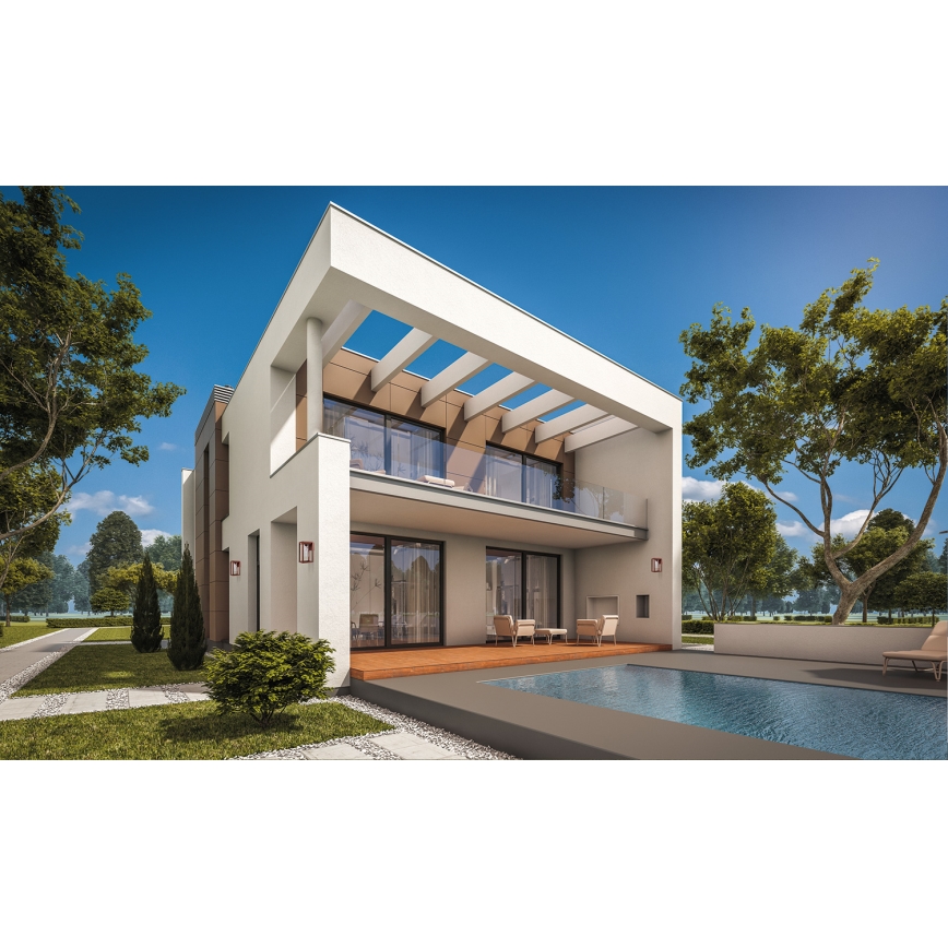 Επιτοίχιο φωτιστικό εξωτερικού χώρου VIMO 1xE27/15W/230V IP44 χαλκός